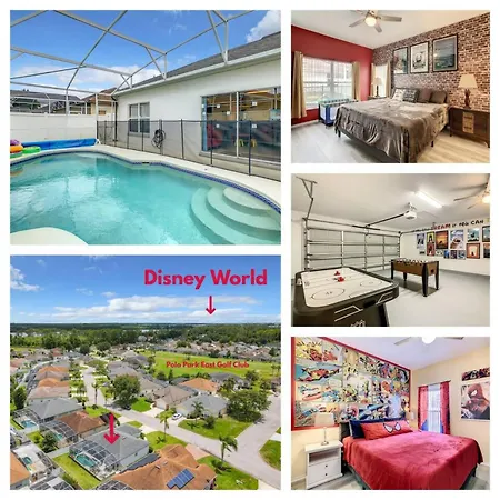 H504E Single Level Pool Home Themed Room By Disney
